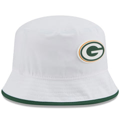 Green Bay Packers New Era 2025 NFL Training Camp Stretch Bucket Hat - White cheap
