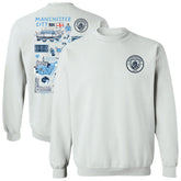 Manchester City Vive La Fete Women's Impressions Artwork Pullover Sweatshirt Discount - White