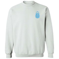 Argentina National Team Vive La Fete Women's Impressions Artwork Pullover Sweatshirt - White online