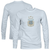 Argentina National Team 1863FC Color Badge Long Sleeve T-Shirt - Light Blue on sale
