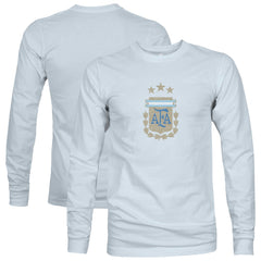 Argentina National Team 1863FC Color Badge Long Sleeve T-Shirt for sale - Light Blue