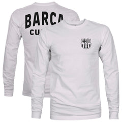 Barcelona 1863FC Back Team Arch Long Sleeve T-Shirt - Gray on sale
