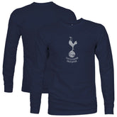 Tottenham Hotspur 1863FC Mono Badge Long Sleeve T-Shirt Sale - Navy