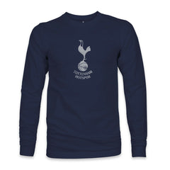 Tottenham Hotspur 1863FC Mono Badge Long Sleeve T-Shirt Sale - Navy