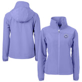 New York Mets Cutter & Buck Women's Charter Eco Recycled Full-Zip Jacket Lavender