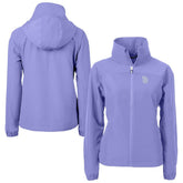 San Diego Padres Cutter & Buck Women's Charter Eco Recycled Full-Zip Jacket Lavender