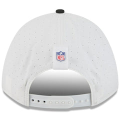 Las Vegas Raiders New Era Youth 2025 NFL Training Camp A-Frame 9FORTY Adjustable Hat - White/Black cheap