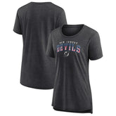 New Jersey Devils Women's Proud Tri-Blend T-Shirt - Gray T-shirts