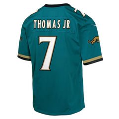 Brian Thomas Jr. Jacksonville Jaguars Youth Alternate 2 Prowler Throwback Game Jersey - Teal for sale