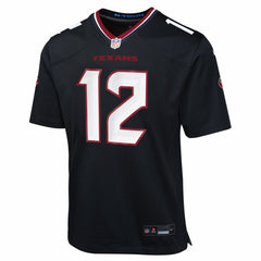 Nico Collins Houston Texans Youth Team Game Jersey - Navy on sale