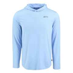 Seattle Seahawks Men's Cutter & Buck Coastline Epic Comfort Eco Recycled Men's Hooded Shirt - Powder Blue discount