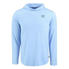 Cincinnati Bengals Men's Cutter & Buck Coastline Epic Comfort Eco Recycled Men's Hooded Shirt - Powder Blue sale