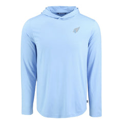 Arizona Cardinals Men's Cutter & Buck Coastline Epic Comfort Eco Recycled Men's Hooded Shirt - Powder Blue on sale