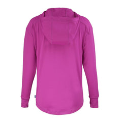 Cincinnati Bengals Cutter & Buck Women's Daybreak Eco Recycled Half-Zip Hoodie - Pink for sale
