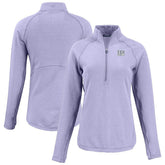 Cincinnati Bengals Cutter & Buck Women's Peshastin Eco Fleece Recycled Half-Zip Top - Purple discount