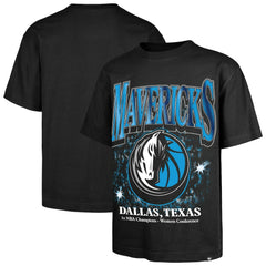 Dallas Mavericks '47 Past Champs Collection Flashbulb Foundation T-Shirt sale - Black cheap
