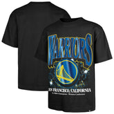 Golden State Warriors '47 Past Champs Collection Flashbulb Foundation T-Shirt sale - Black online