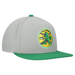 Athletics Cooperstown Collection Basic Flip Snapback Hat Gray