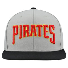 Pittsburgh Pirates Cooperstown Collection Basic Flip Snapback Hat Gray