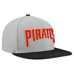 Pittsburgh Pirates Cooperstown Collection Basic Flip Snapback Hat Gray