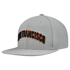 San Francisco Giants Cooperstown Collection Basic Flip Snapback Hat Gray