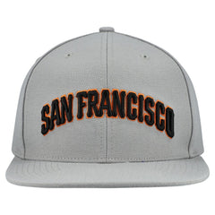 San Francisco Giants Cooperstown Collection Basic Flip Snapback Hat Gray