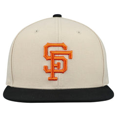 San Francisco Giants Cooperstown Collection Basic Flip Snapback Hat Cream