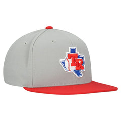 Texas Rangers Cooperstown Collection Basic Flip Snapback Hat Gray