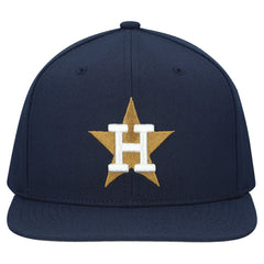 Houston Astros Cooperstown Collection Basic Flip Snapback Hat Navy