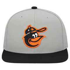 Baltimore Orioles Cooperstown Collection Basic Flip Snapback Hat Gray