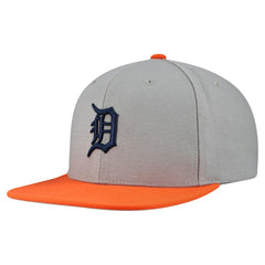 Detroit Tigers Basic Flip Snapback Hat Gray