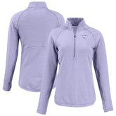 Washington Commanders Cutter & Buck Women's Peshastin Eco Fleece Recycled Half-Zip Top - Purple for sale