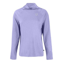 Indianapolis Colts Cutter & Buck Women's Coastline Epic Comfort Eco Recycled Funnel Neck Top - Purple cheap