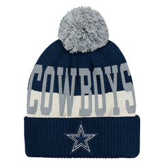 Dallas Cowboys Outerstuff Youth Modern Fan Cuffed Knit Hat with Pom - Navy on sale
