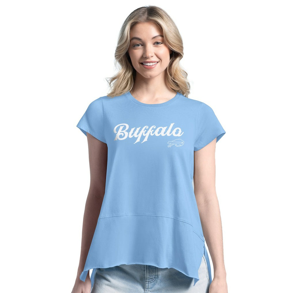 Buffalo Bills Margaritaville Women's Gametime Is Paradise T-Shirt - Blue online