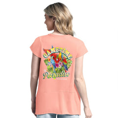 Cincinnati Bengals Margaritaville Women's Gametime Is Paradise T-Shirt - Light Orange cheap