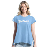 Detroit Lions Margaritaville Women's Gametime Is Paradise T-Shirt - Light Blue outlet
