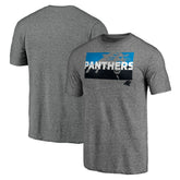 Carolina Panthers Square Off Tri-Blend T-Shirt - Heather Gray online