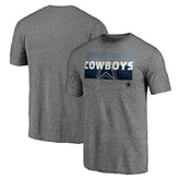 Dallas Cowboys Square Off Tri-Blend T-Shirt - Heather Gray for sale