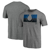 Indianapolis Colts Square Off Tri-Blend T-Shirt - Heather Gray sale