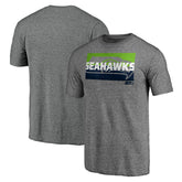 Seattle Seahawks Square Off Tri-Blend T-Shirt - Heather Gray discount