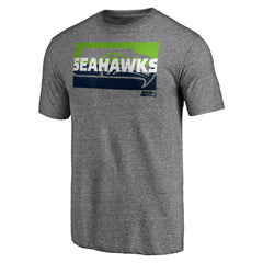 Seattle Seahawks Square Off Tri-Blend T-Shirt - Heather Gray discount