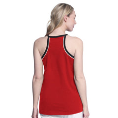 New Jersey Devils G-III 4Her by Carl Banks Women's Curveball Racerback Scoop Neck Slub Tank Top - Red Jerseys