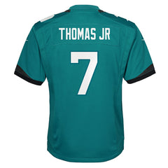 Brian Thomas Jr. Jacksonville Jaguars Youth Team Game Jersey - Teal online