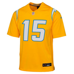 Ladd McConkey Los Angeles Chargers Youth Alternate Charger Power Game Player Jersey - Gold for sale