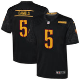 Jayden Daniels Washington Commanders Youth Alternate Game Jersey - Black cheap