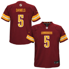 Jayden Daniels Washington Commanders Preschool Team Player Game Jersey - Burgundy sale
