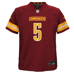 Jayden Daniels Washington Commanders Preschool Team Player Game Jersey - Burgundy sale