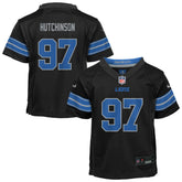 Aidan Hutchinson Detroit Lions Preschool Alternate Player Game Jersey - Black outlet