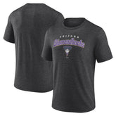 Arizona Diamondbacks Wonderment Tri-Blend T-Shirt Charcoal